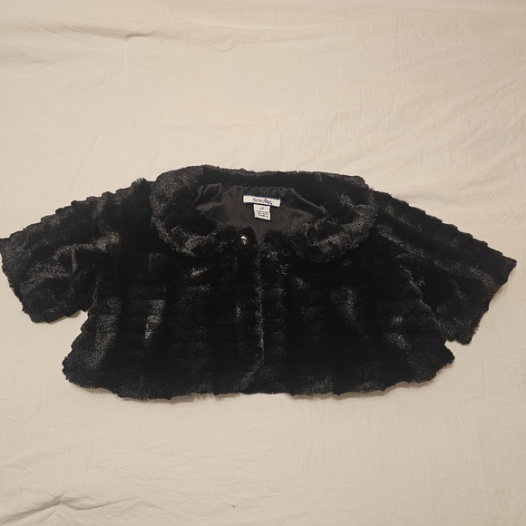 Hartstrings Faux Fur Jacket 2t Black - Picture 1 of 7